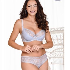 Lingerie set blue color for 34CDEF-38CD